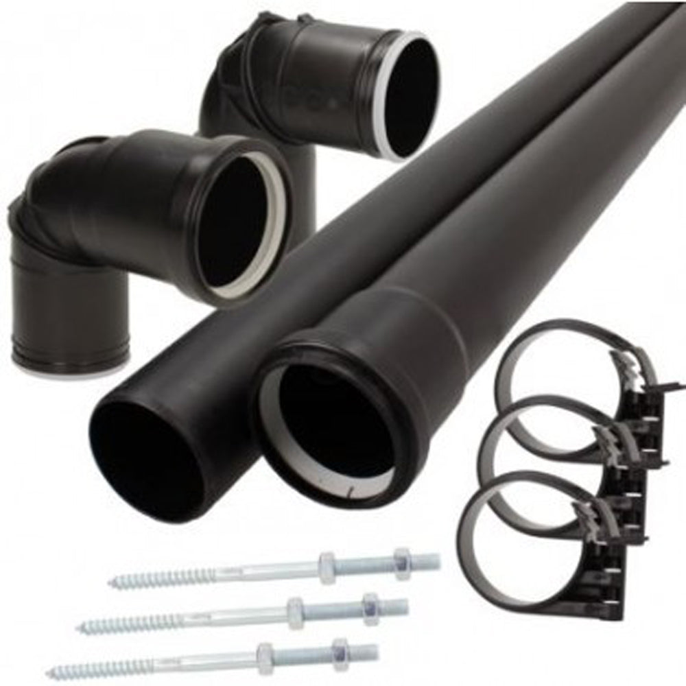 Vaillant Variable Termination Plume Kit 0020219529 - Black