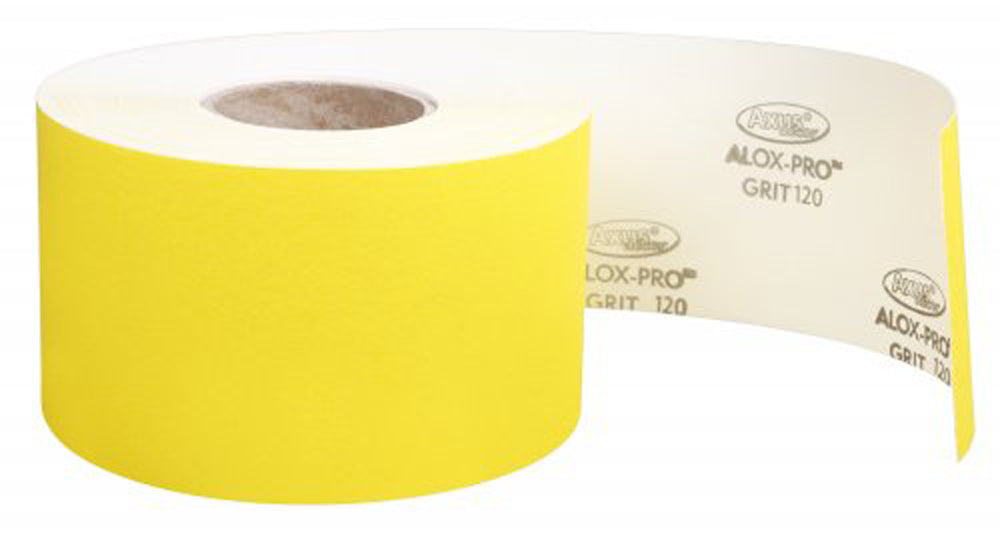 Alox-Pro Aluminium Oxide Abrasive Paper, Grit 180, (blue series) 45m x 115mm