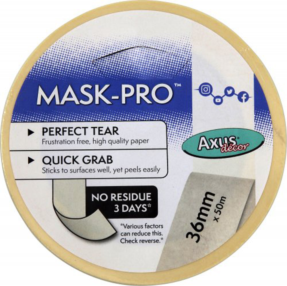 Mask-Pro Painter's Tape, (blue series) 36mm x 50m