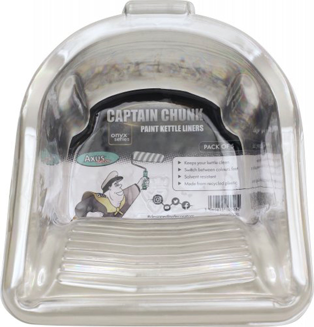 Captain Chunk Kettle Liner, (onyx series) Pack of 5