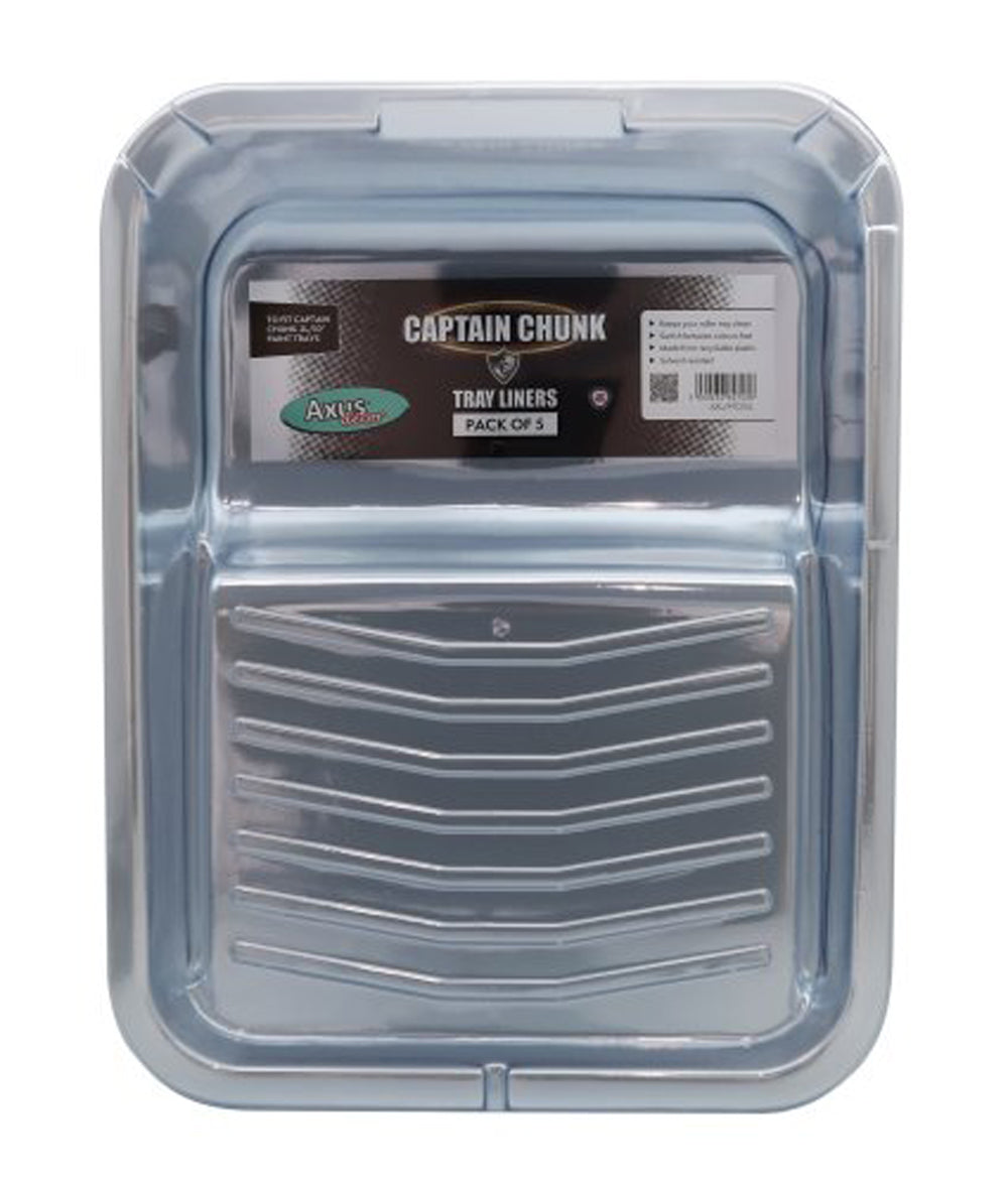 Captain Chunk Tray Liner, (onyx series) Pack of 5