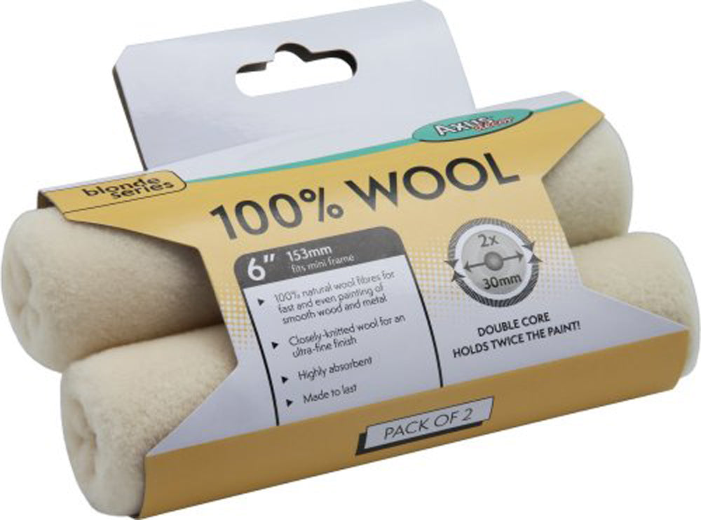 100% Wool Double Core Mini Roller, (blonde series) 6