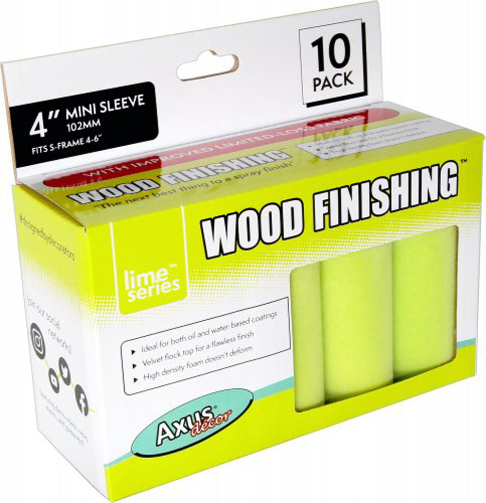 Wood Finishing Mini Roller, (lime series) 4