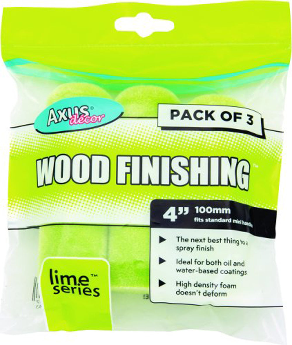 Wood Finishing Mini Roller, (lime series) 4