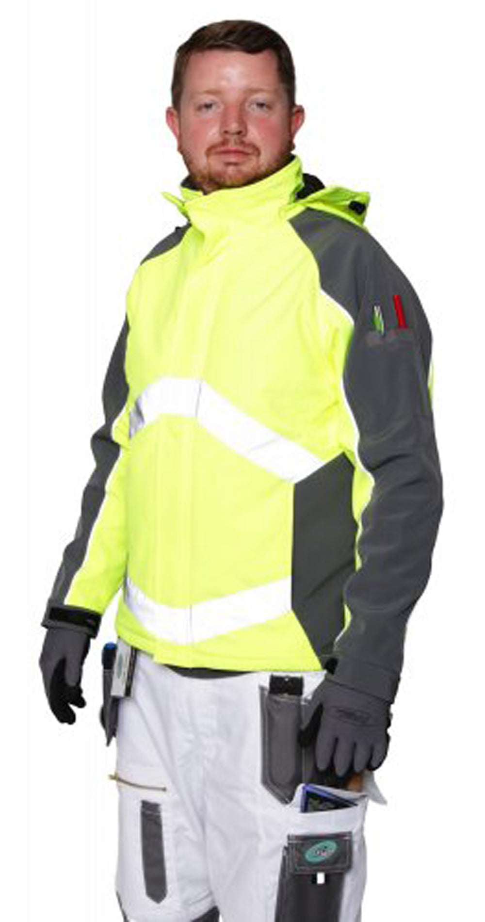 Grey Series S-Tex Jacket, Hi-Vis Yellow & Grey Small